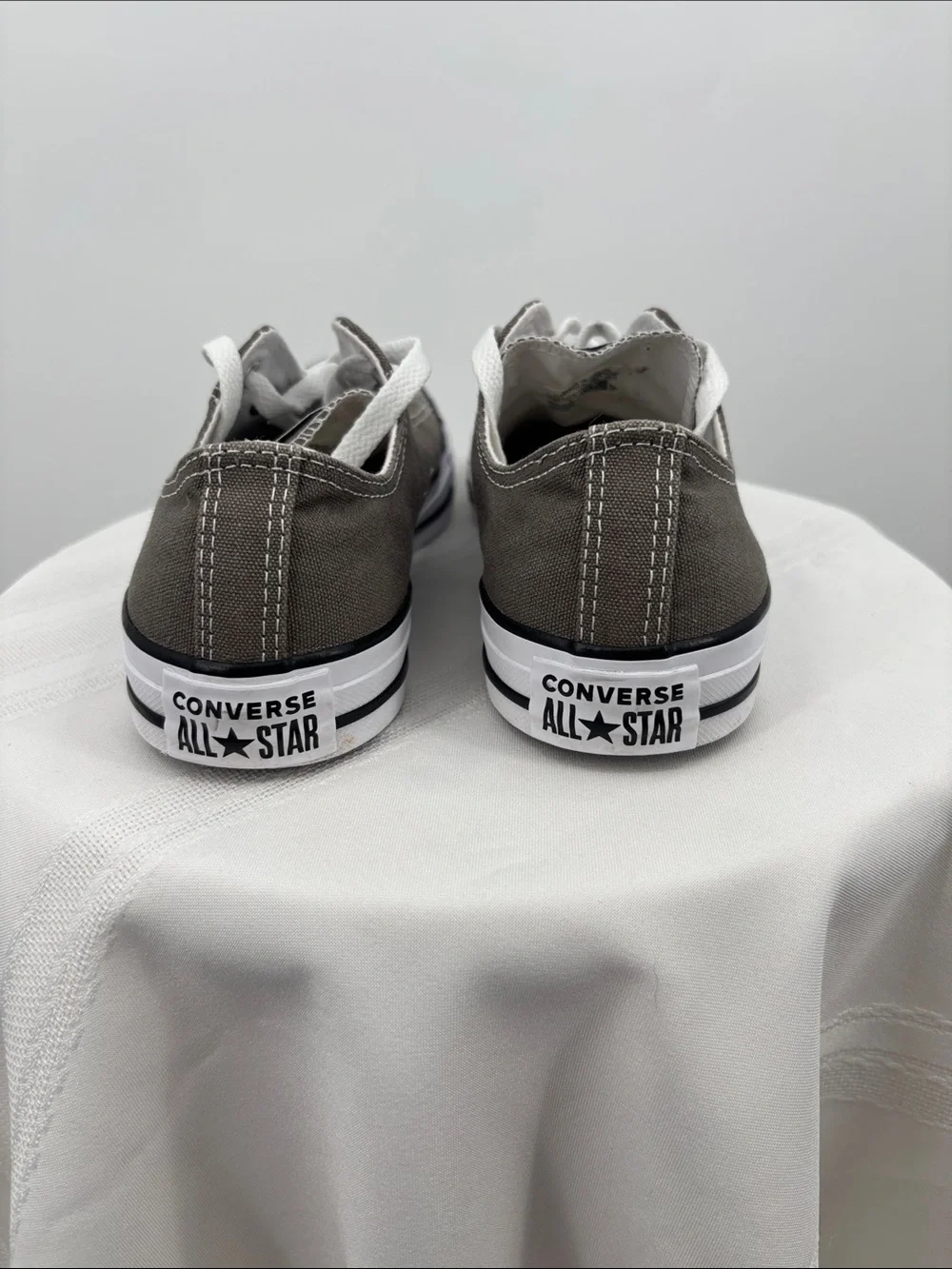 Converse Chuck Taylor All Star Gray Canvas, Size Women’s 9 Men’s 7